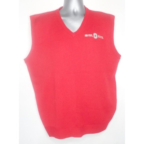 Cadre Sweater Vest Mens XL Ohio State‎ Buckeyes Athletic Classic Embroidered - Picture 1 of 6